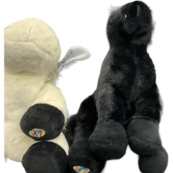 Ganz Webkinz Black & White Horse & Cow Plush Set - Picture 7 of 9